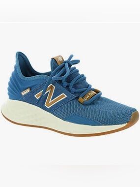 New Balance Fresh Foam Roav Blue Brown Womens WROAVBL Running Shoes